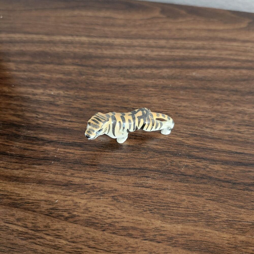 Little Critterz Porcelain Animals Miniature Sumatran Tiger Figurine Sunda